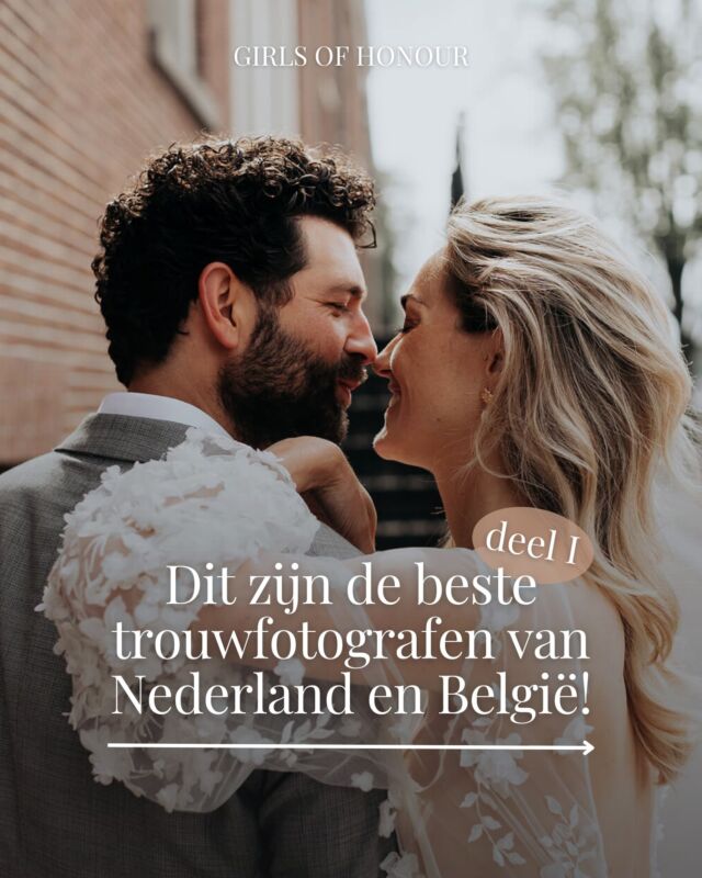 De allerbeste trouwfotografen van Nederland en België? Dat zijn natuurlijk onze lievelingsleveranciers!⁠

🫣 Foutje! De foto van Esther klopt helaas niet! De juiste zie je terug in deel 2! 
⁠
Omdat ze niet allemaal in één Instagram-post passen, is dit alvast deel 1. Al onze lievelingsleveranciers bekijken? Dat kan hier >> @lievelingsleveranciers of via de 🔗in onze bio!⁠
⁠
Coverfoto: @oydinmei⁠
⁠
-- ⁠
⁠
#girlsofhonour #trouwen #bruiloft #WijGaanTrouwen #wedding #WeddingInspiration #BruiloftInspiratie #BruiloftBlogger #TrouwenIn2023 #trouwblog #trouwplannen #huwelijk #WijZijnVerloofd #ISaidYes #BrideToBe2023 #WeddingHacks #DutchModernBrides #ModerneBruid #ModernBride #LittleThingsTheory #WeddingDetails⁠
⁠
ID: Bruidspaar staat met hun rug naar de camera. De bruid heeft haar linkerarm om de bruidegom heen geslagen. Met de neus raken zij elkaar lachend aan.